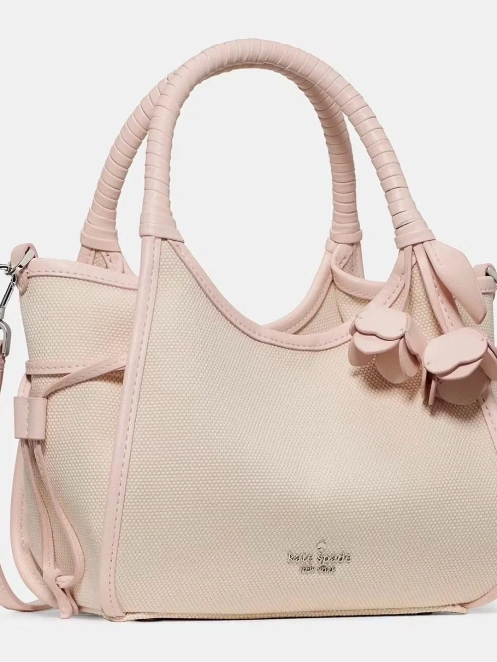 Kate Spade Stash Canvas Floral Small Carry Bag!